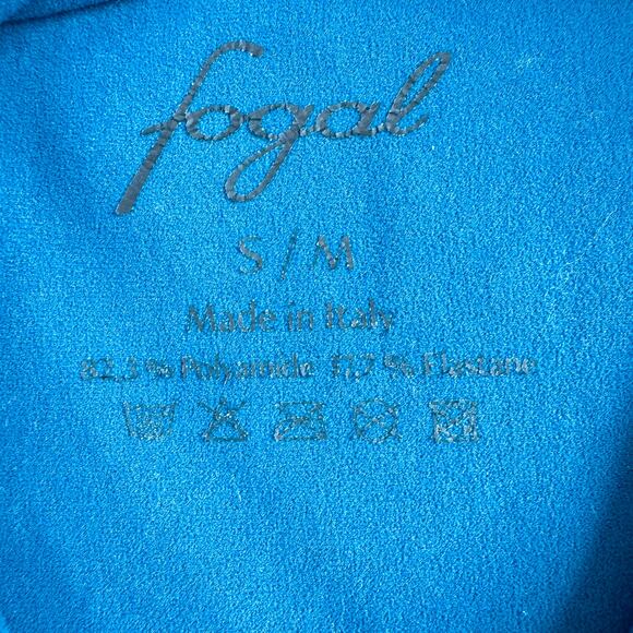 Fogal Womens Osmo Crop Top Aleen Leggings Set Size S/M Perforated Active Baltic - Picture 9 of 12